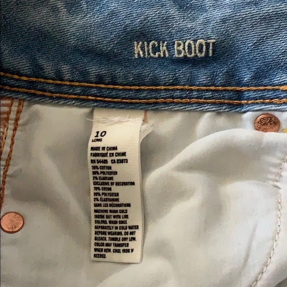 2/$30 American Eagle Jeans, size 10 Long! - Picture 4 of 5